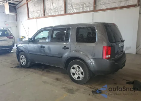 2012 Honda Pilot Lx из США, поврежденный, VIN 5FNYF4H29CB013396